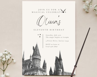 Modern Magical Personalized Invitation