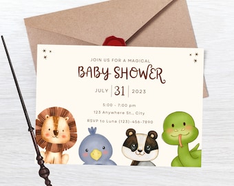 HP Potter Personalized Invitations | Baby Shower | Child Birthday