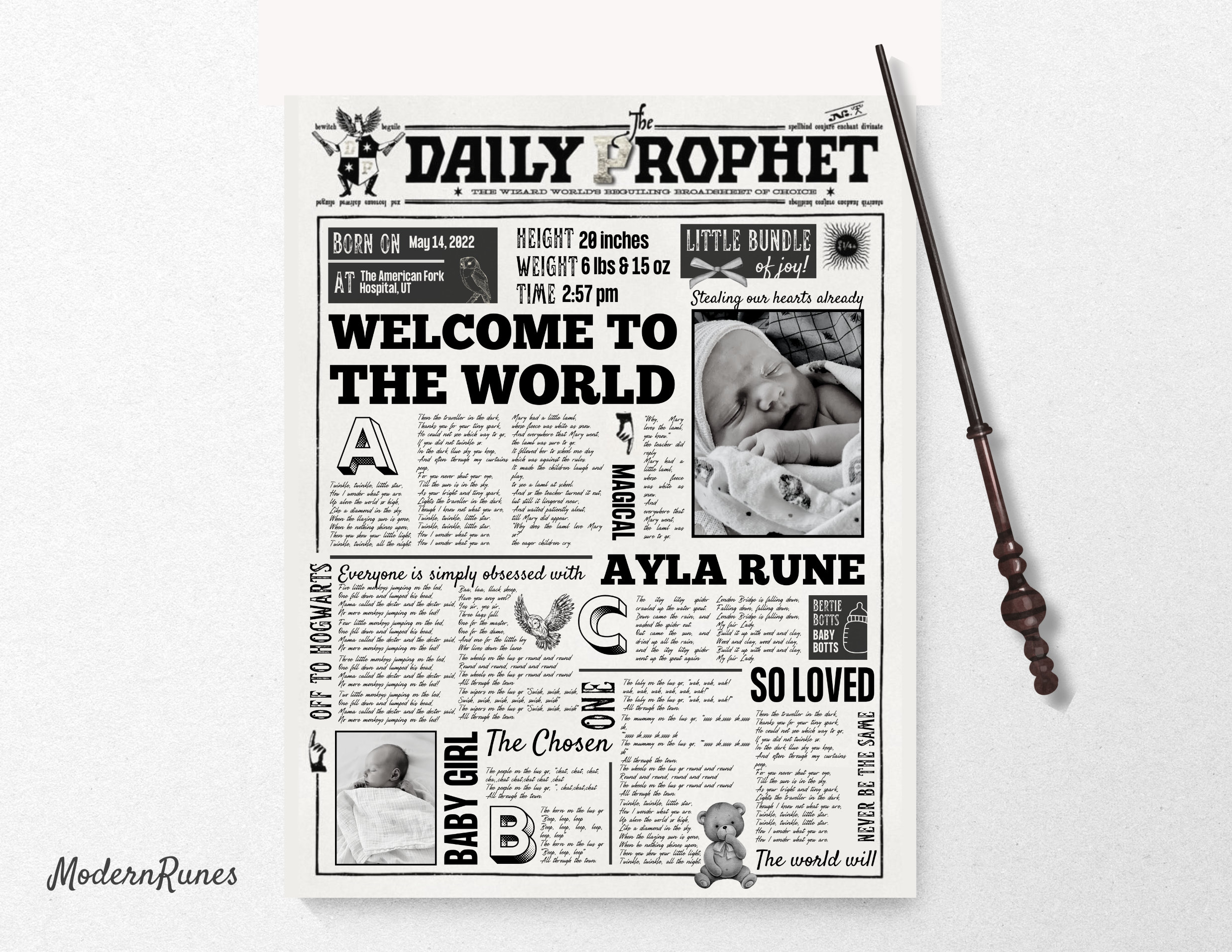 Daily prophet printable