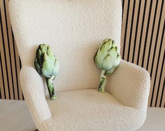 Artichoke Pillow: Velvet Plush, Kitchen & Dining Decor