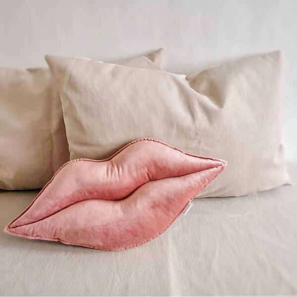 Kiss Pillow Etsy