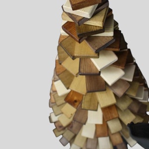 Wood Christmas Tree, Eco Friendly and Modern Christmas Tree , Alternative pine wood Christmas Treee | 220 cm Height Round Base