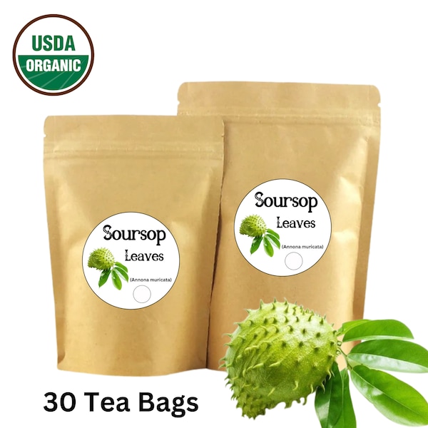 30 Soursop Extract Tea Bags Jumbo Tea Bags