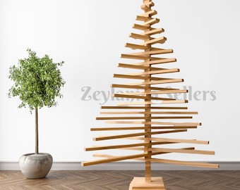 Wooden Christmas Tree, Eco Friendly and Modern Christmas Tree , pine wood Christmas Tree