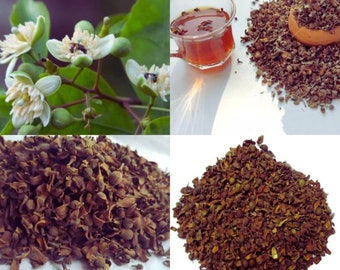 Bael Flower Dried Tea - Aegle Marmelos Herbal Infusion for Relaxation - Natural Beverage - Organic Tea