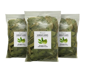 Organic Dried Soursop Leaves: Guanabana Graviola Herb