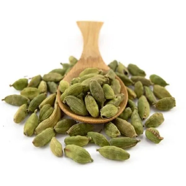 50+ Cardamom Green Pods Whole, Elettria cardamonum, Premium Quality, Herbal Tea, Ceylon Cardamom, Green Cardomom