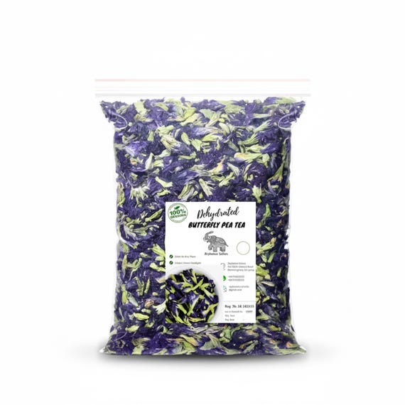 Organic Blue Butterfly Pea Flower | Dried Clitoria Ternatea