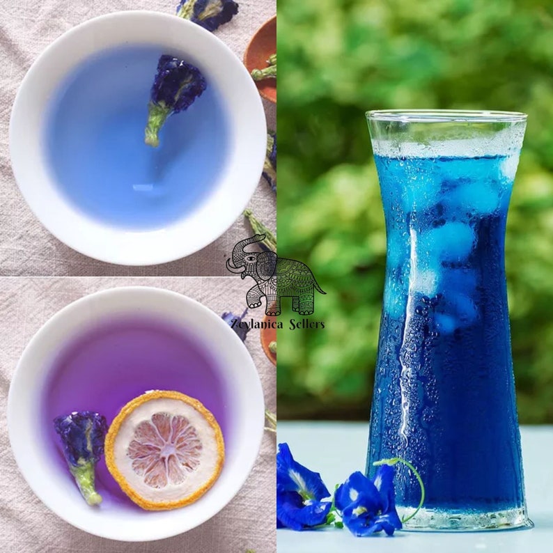 Organic Blue Butterfly Pea Flower | Dried Clitoria Ternatea image 2