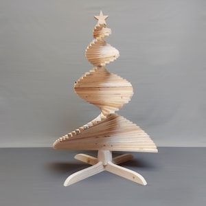 Eco-Friendly Wooden Christmas Tree, Rustic Farmhouse Holiday Décor, Sustainable Reclaimed Wood Xmas Tree, Unique Handmade Christmas Tree