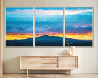 Extra Large Wall Art Abstract,  Abstract Canvas Art, Abstract Wall Art, Mountain Wall Art, Oversized Wall Art, Printable Wall Art