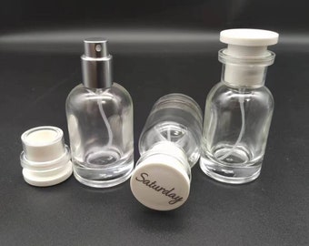 Personalizable 30ml Perfume Bottle Spray High-end Glass Portable Travel High-end Perfume Bottle Empty Containers Sample Bottle