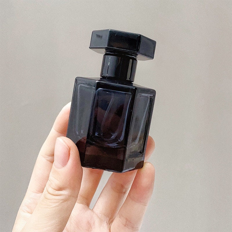 New 1 Pc 30ml Transparent Black Perfume Bottle Portable Travel 