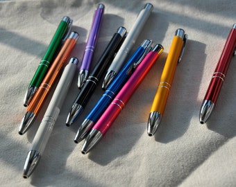 Personalized ballpoint pen, customized ballpoint pen, bridesmaid gift, graduation gift, wedding gift, Christmas gift