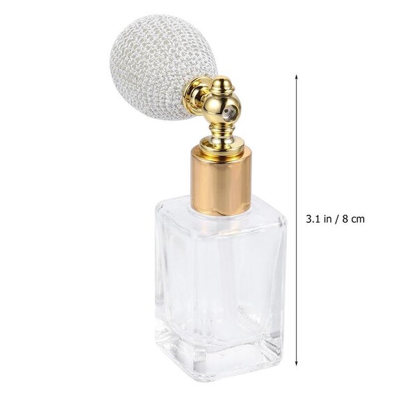 1pc White Spray Bottle Perfume Atomizer Refillable Empty Bottle