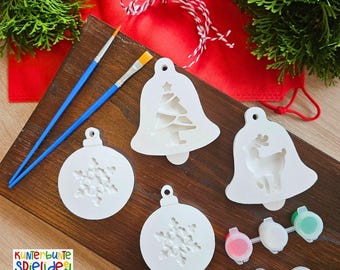 Pequeño regalo de Navidad, decoraciones navideñas para hacer tú mismo, set de regalo creativo, adornos para el árbol de Navidad, crea tus propias decoraciones navideñas, regalo creativo
