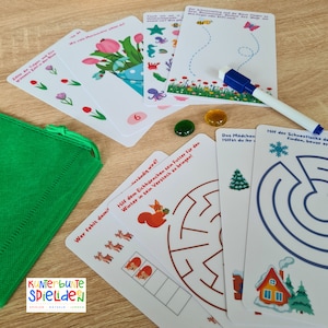 Juegos de pensamiento regalo jardín de infantes niños tarjetas de rompecabezas ejercicios de escritura tarjetas de aprendizaje cantidad comprensión regalo juego educativo actividad sobre la marcha