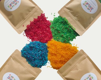 Sensory rice - colorful play rice - Montessori game - Early years - Natural play - Sensory tub - Seasons game - Game idea