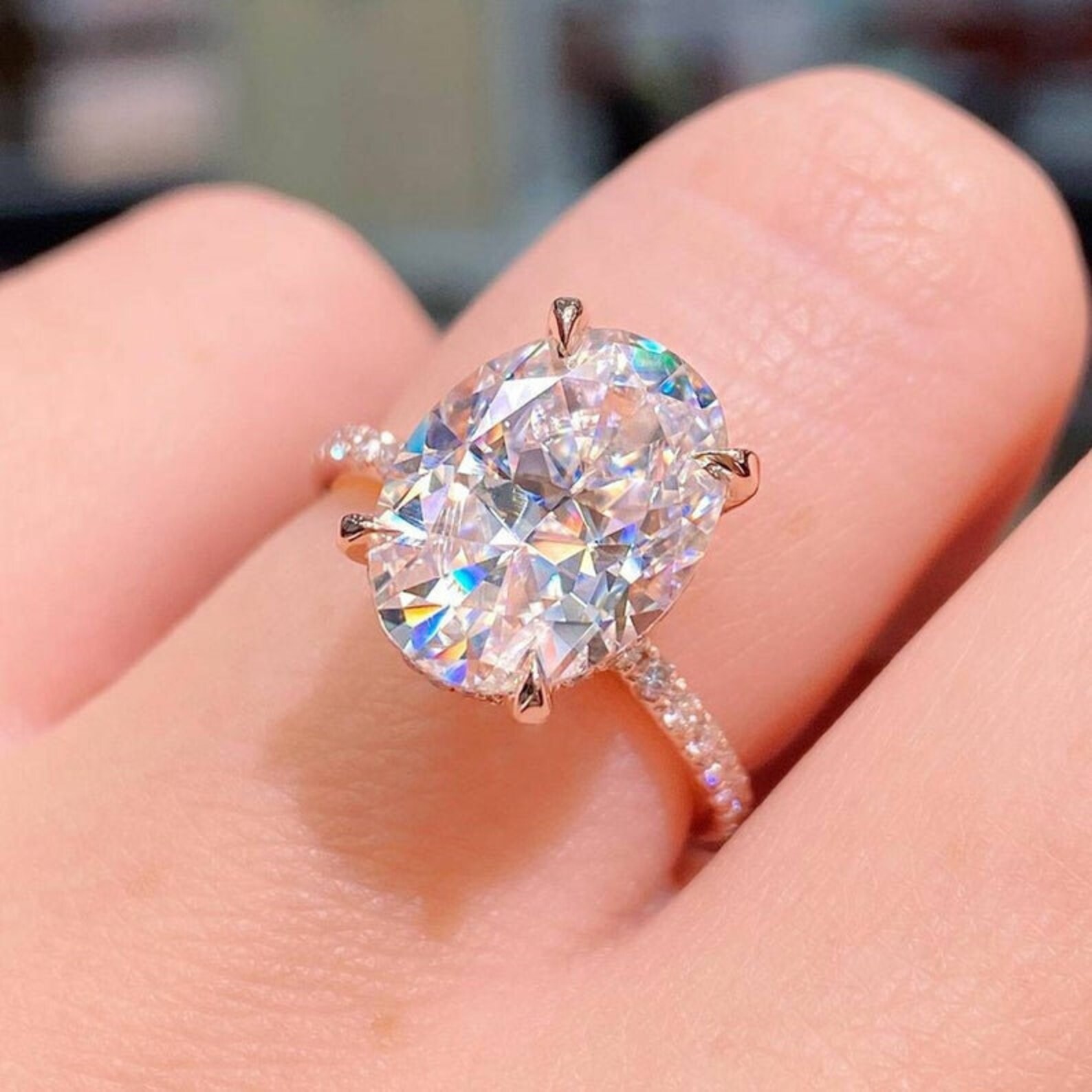 2.5 Ct Emerald Round Cut Colourless Moissanite 14k White Gold Etsy