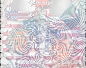 Baseball Personalized San-Francisco-Giants American Flag Breaking Wall Clog Shoes