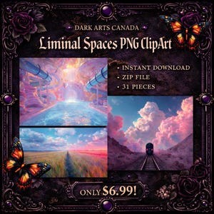 Liminal Spaces PNG Clipart | Dreamcore Surreal Graphics (digital nedladdning)