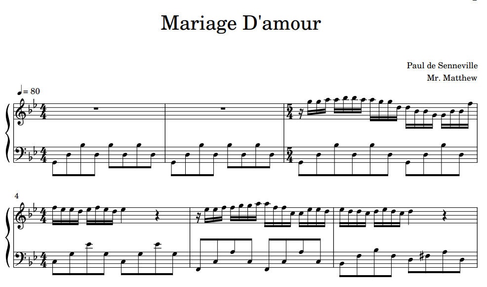 Mariage D'Amour