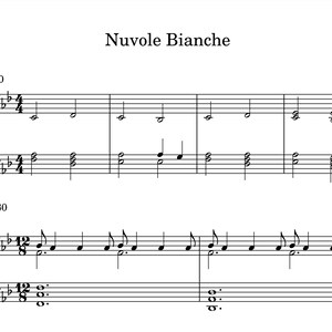 Nuvole Bianche