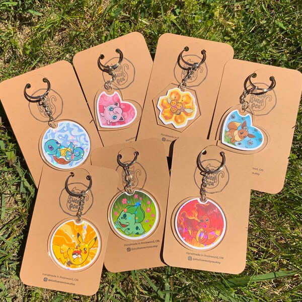 Handmade Keychains Etsy