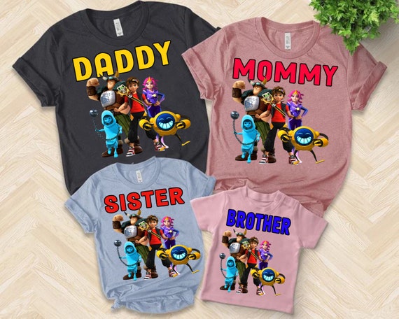 Zak Storm Personalized Birthday Family Shirts Game - Zak Storm Costume Diy
