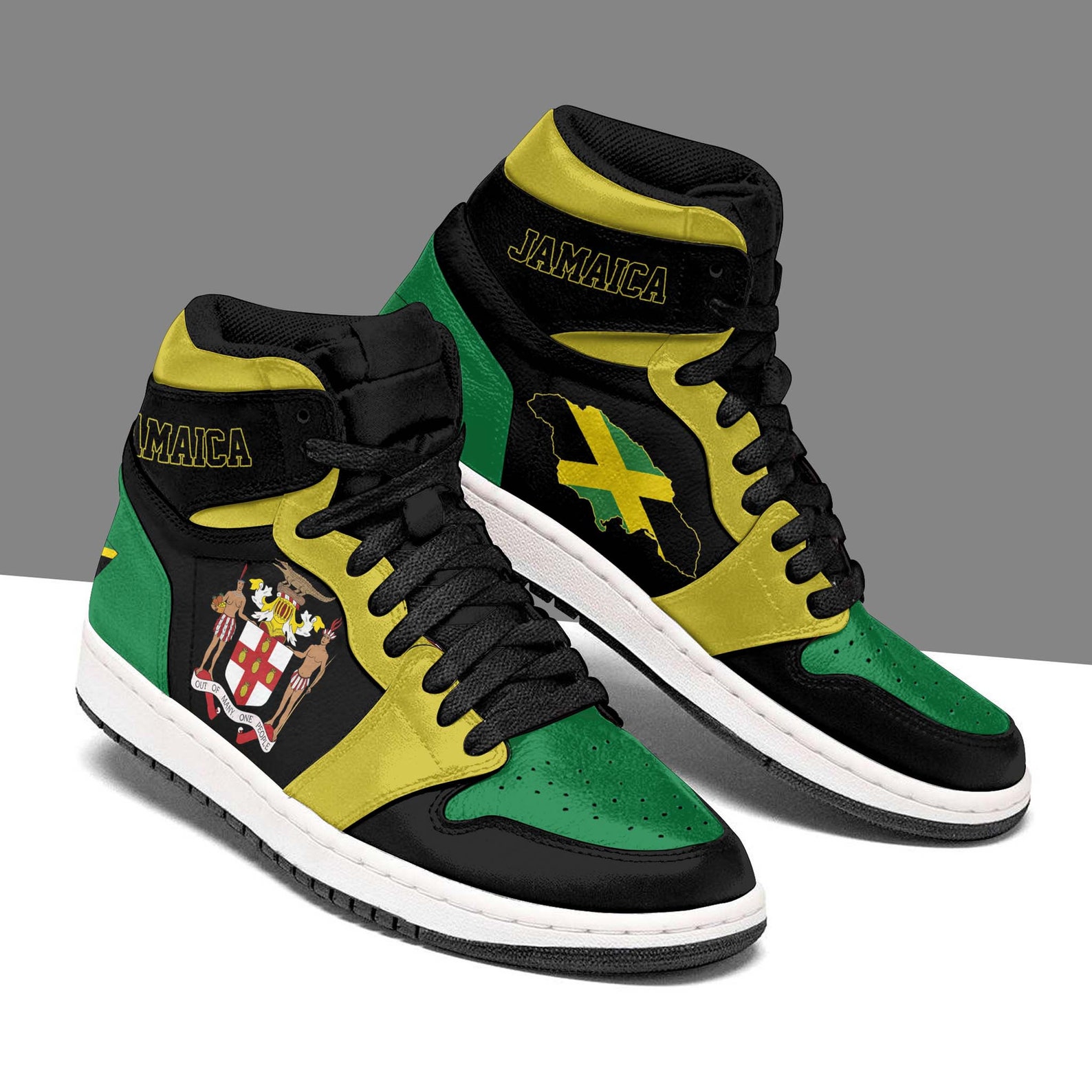 jamaican flag sneakers