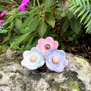 Keramisch bijengietstation Bloementuin Decor Bestuiver Waterschaal Handgemaakt aardewerktuincadeau