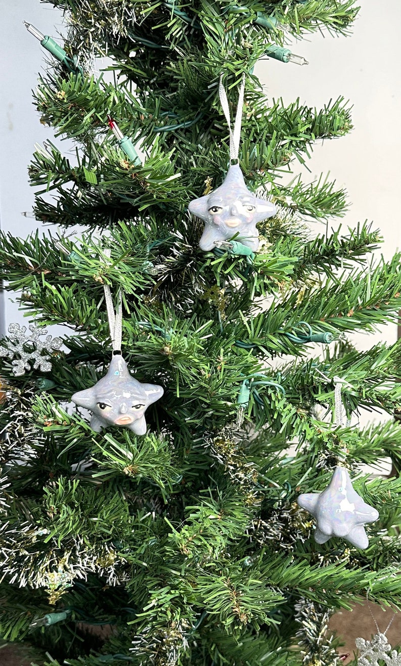 Funny Christmas Ornaments Handmade Ceramic Ornaments Funny Etsy