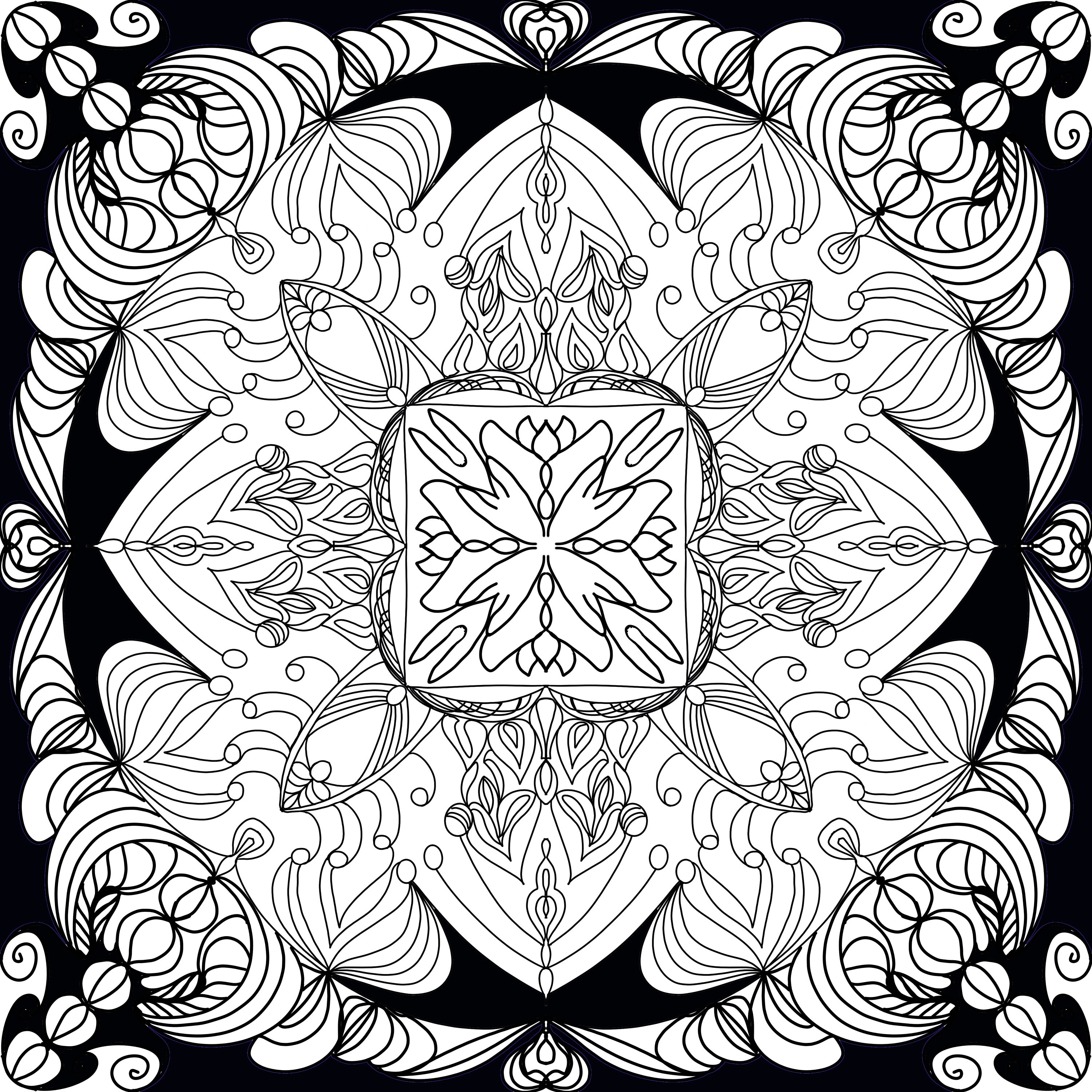 Mandala Colouring pages with intricate and beautiful design on | Etsy