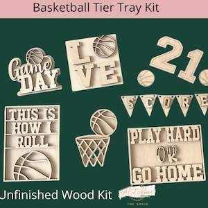 DIY Basketball Tier Tray Wood Blanks