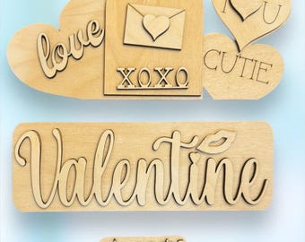 Valentine's Day Helpers Interchangeable Truck Insert - Add Love to Your Decor