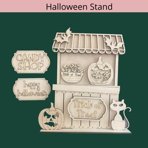 Halloween Candy Stand-DIY trick or treat