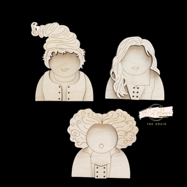 Sisters Wood Cutout Etsy