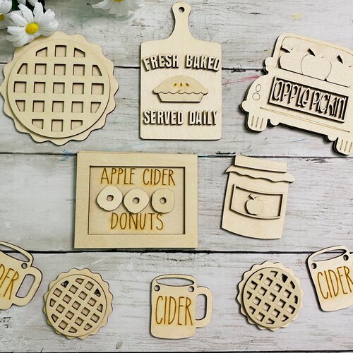 Apple Cider / Apple Picking Tier Tray DIY Kit Etsy