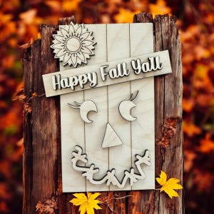 Unfinished Scarecrow| DIY Wood Craft Kit |