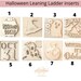Halloween Leaning Ladder Inserts(set of 3), Ladder Tier Decor, Tiered Tray Decor, Paint Kit, Interchangeable Leaning Ladder DIY Kit,