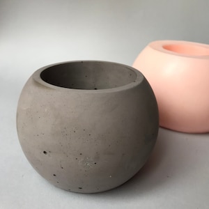 Sphere Silicone Mold for Candles, Planters & Decor - Versatile 5&quot;(13cm) Mold for Unique Home Projects