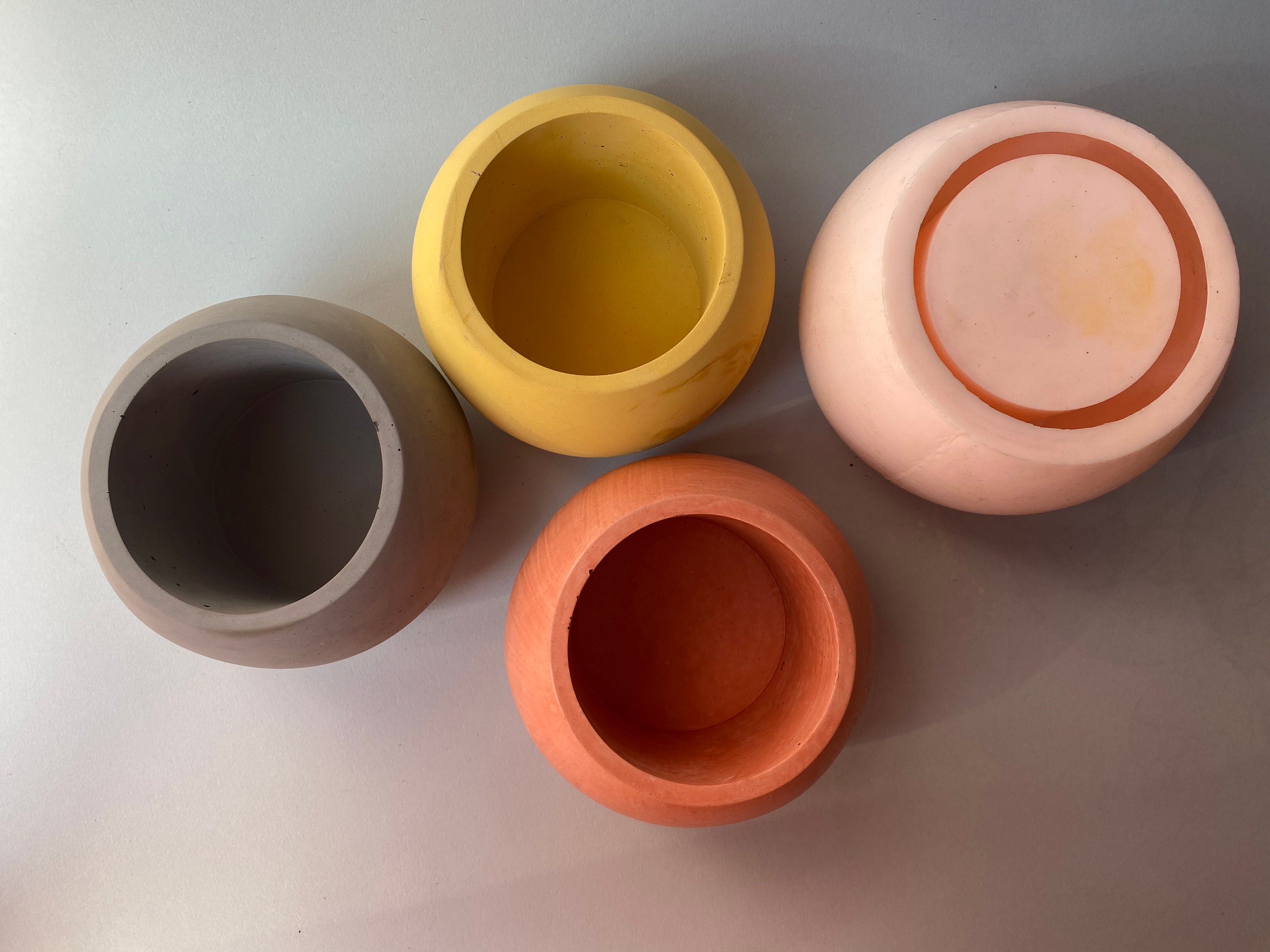 CUP SHAPED SILICONE Mold Food Grade Silicone Non stick for DIY Jar Pottery  Pot $12.60 - PicClick AU