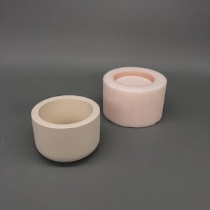 Stampo per candele in silicone a cilindro piccolo: fai da te da 2x3&quot;