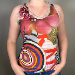 Psychedelic Mesh Top - Etsy