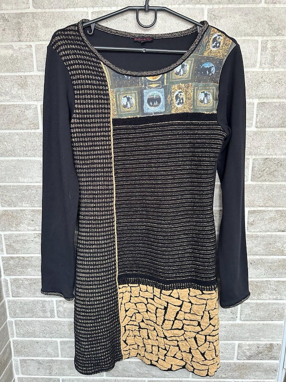 Aventures Des Toiles Patchwork Mini Long Sleeve B… - image 6