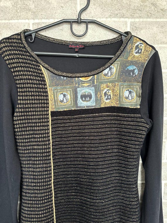 Aventures Des Toiles Patchwork Mini Long Sleeve B… - image 8