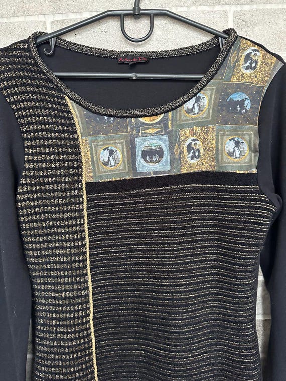 Aventures Des Toiles Patchwork Mini Long Sleeve B… - image 10