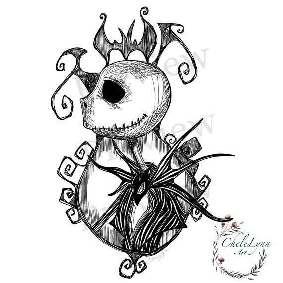 Jack skellington, Tim burton art, Nightmare before christmas