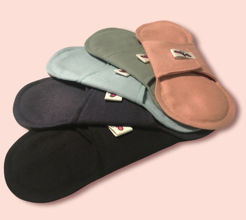 5 Stoffslipeinlagen Vorteilspack in den Farben eurer Wahl Individuell anpassbar Baumwolle reusable pantyliner ZeroWaste waschbar Bild 2