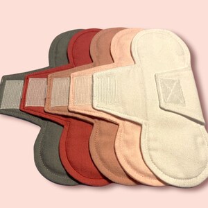 5 Stoffslipeinlagen Vorteilspack in den Farben eurer Wahl Individuell anpassbar Baumwolle reusable pantyliner ZeroWaste waschbar Bild 6